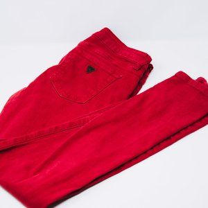 Guess | Red Vintage Mid Rise Jeans Size 27